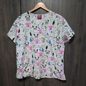 Divine Curves Dog Scrub Top